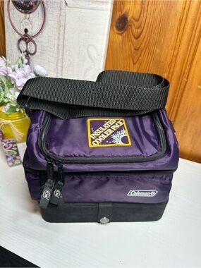 Coleman Purple Insulated Toiletry/ Cooler Bag with Black Trim